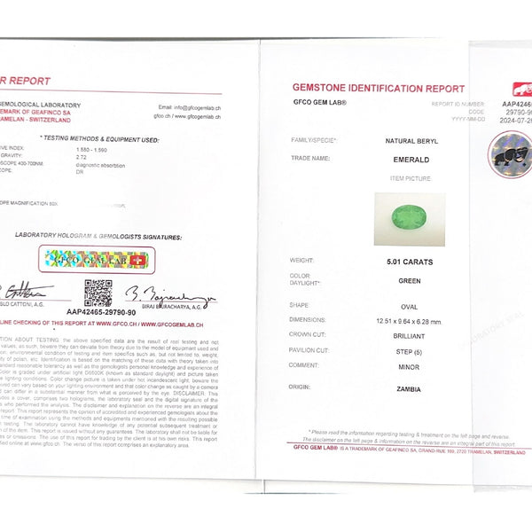 Emerald (Panna Stone) - 5.01 Carat