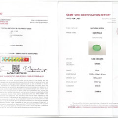 Emerald (Panna Stone) - 5.59 Carat