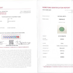 Emerald (Panna Stone) - 5.72 Carat