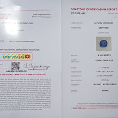 Blue Sapphire - 4.30 Carat