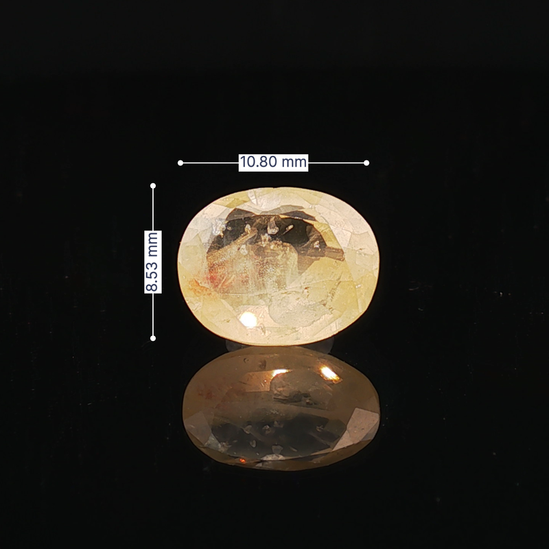 Yellow Sapphire (Pukhraj Stone) - 3.78 Carat